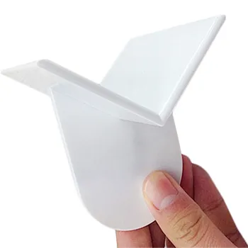 

Triangular-Sides and Curved Surface Plastic Floating Device Fondant Cake Mold Tool Plastic Baking Mould