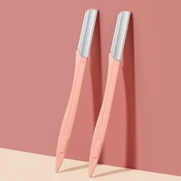 50LD 3Pcs Eyebrow Razor Eye Brow Trimmer Shaver Facial Face Hair Remover Dermaplaning Tools Kit with Stainless Steel Blade 1