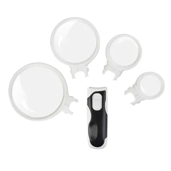 

Magnifying Glass 2.5/5/10/16x Handheld Large Magnifying Lens With LED Light