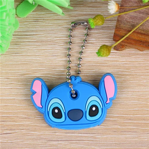 Key Holder Silicone Protective Key Case Cover 2pc For Keys Cute Creative PVC Soft Keychain Ornament Pendant Control Dust Cap