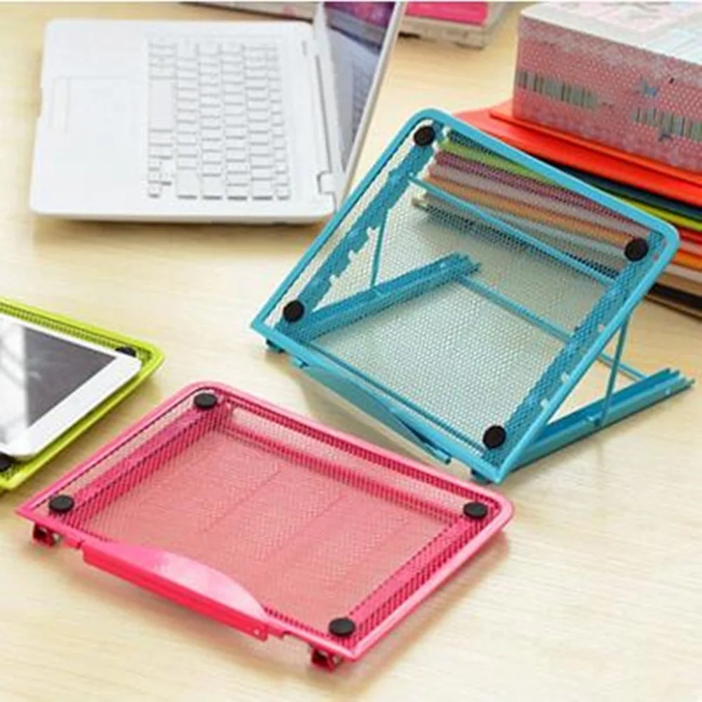 Novelty Ultrathin Laptop Cooling Pad Support Adjustable Portable Foldable Pad Stand Computer Bracket