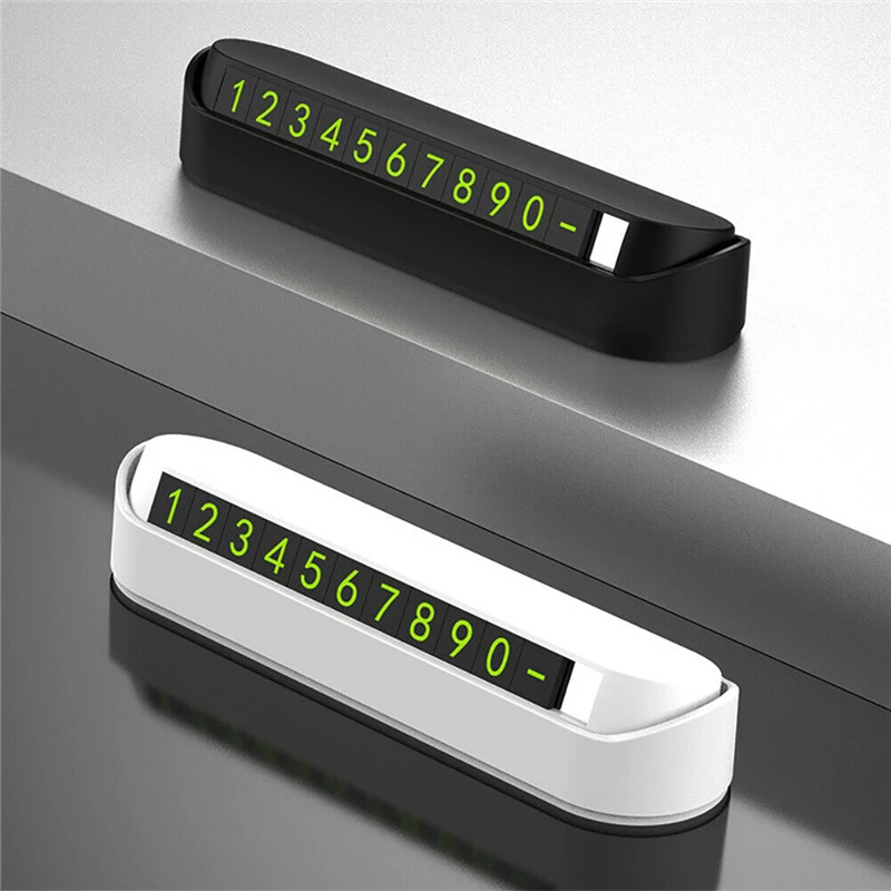 

Car Styling Car Accessories Car Temporary Parking Card Phone Number Card Plate Telephone Number Car Park Stop Dropshipping