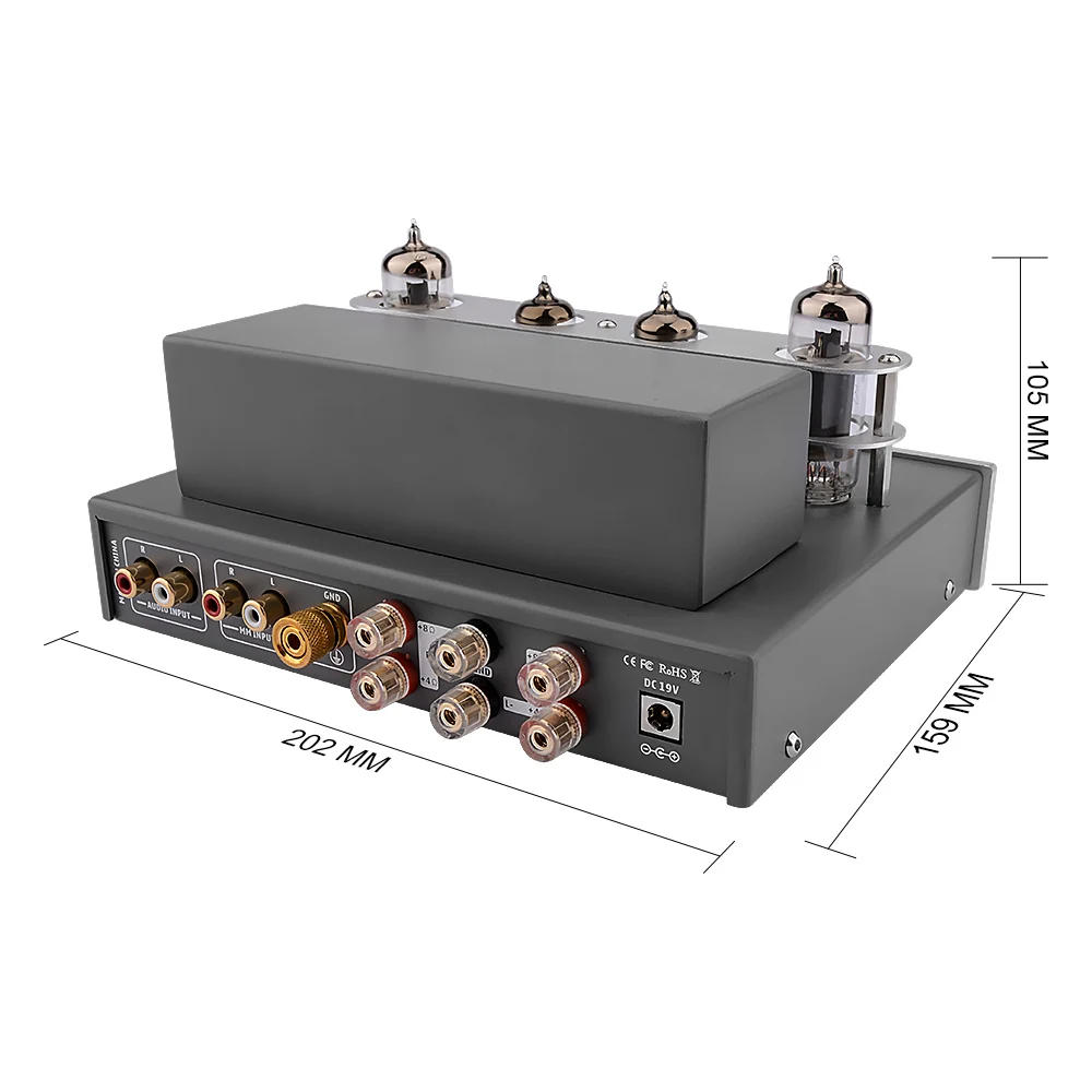 SUCA HIFI 6P1 6J4 вакуумный ламповый усилитель цифровой аудио Hifi ламповый предусилитель с усилителем для наушников выход стерео усилитель для DIY