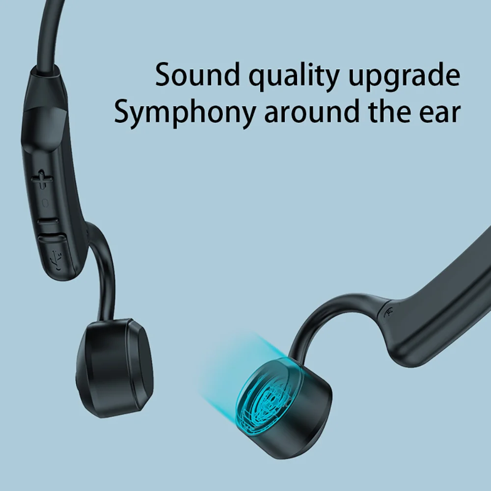 For Xiaomi Huawei Samsung tws Bluetooth Earphone Wireless Bone Conduction Headphones Sports HIFI Stereo Earbud With Microphone