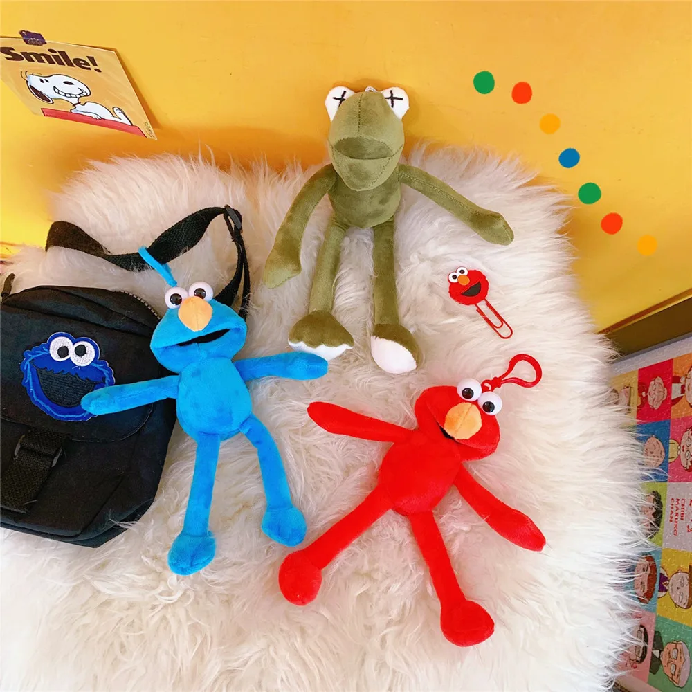 3 Colors 28センチメートル脚長カエルぬいぐるみペンダントキーホルダー韓国の小さな人形バッグ装飾人形ジュエリー Aliexpress