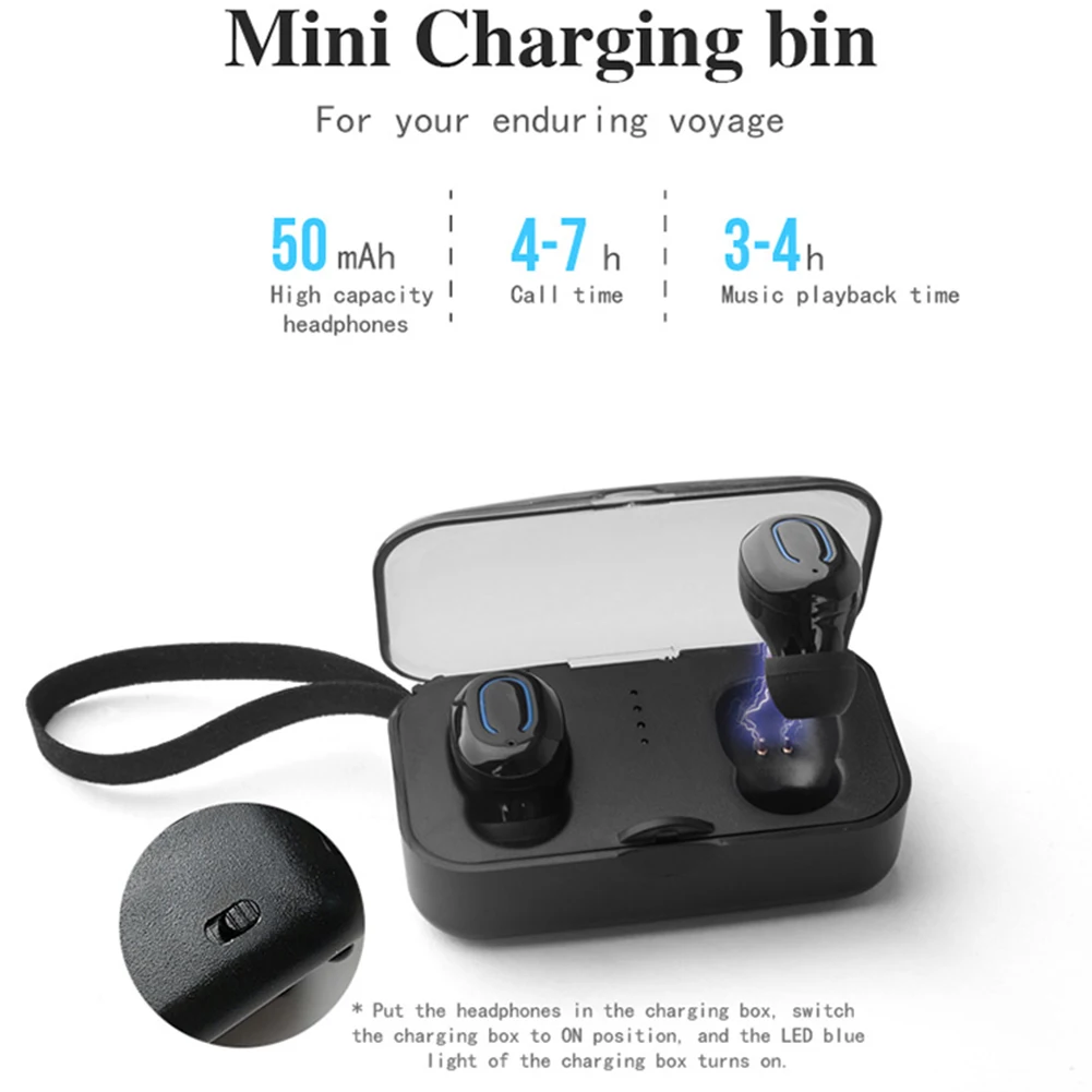 TI8S бинауральные звонки 5,0 стерео наушники Bluetooth гарнитура TWS мини беспроводные Bluetooth наушники с микро зарядным устройством для телефона