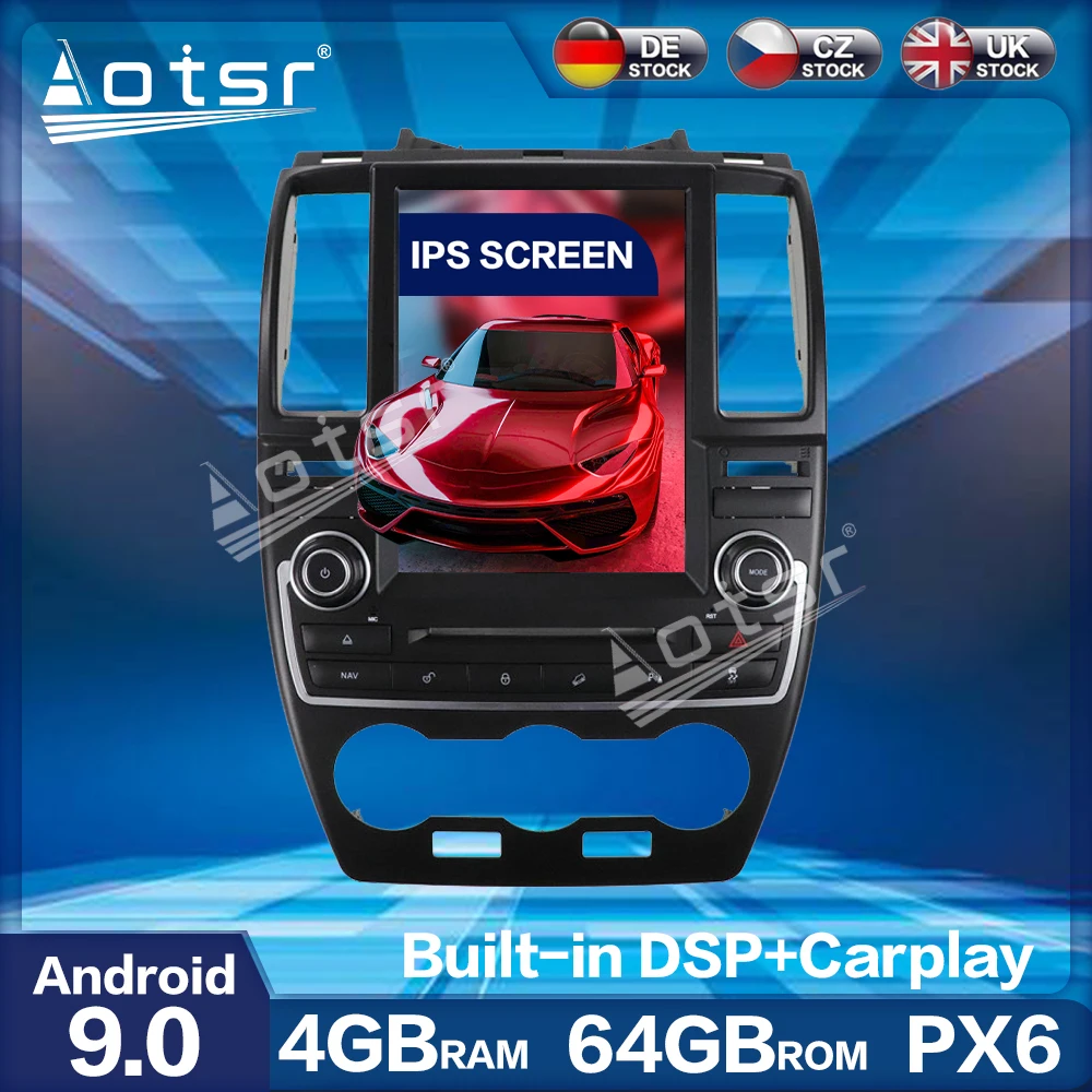 Автомагнитола Tesla PX6 для Land Rover Freelander 2 2007 2015 Aotsr Android 9 0 4 + 64 ГБ|Мультимедиаплеер