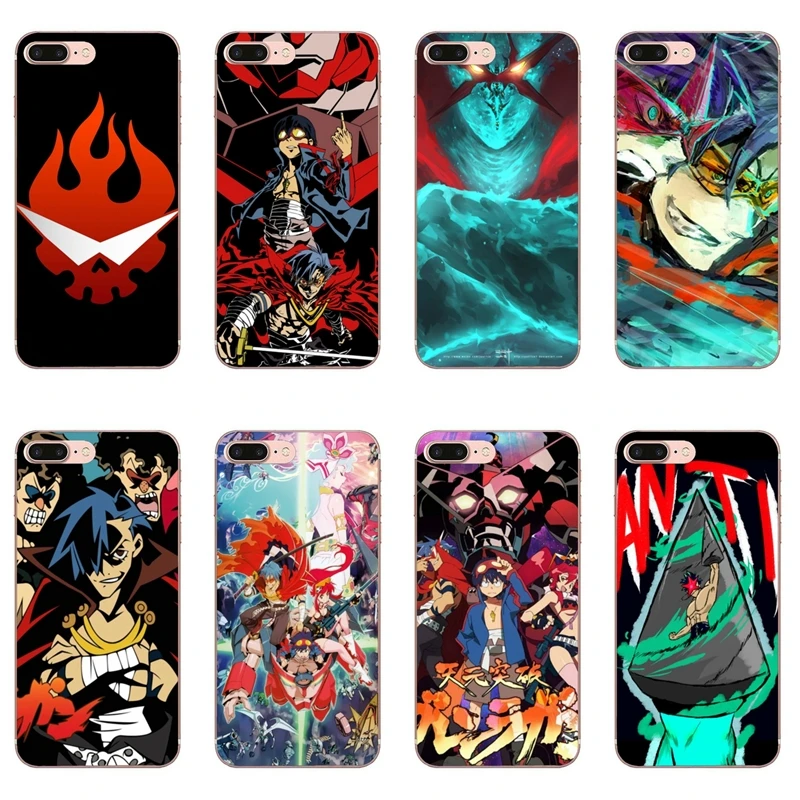 

Tengen Toppa Gurren Lagann Case For Samsung Galaxy J8 J7 J5 Prime pro J3 A7 A5 A3 2018 2017 2016 Soft Cover Case
