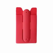  XRHYY Adhesive Cellphone Wallet ID Cards Holder Organizer Universal Multi-Function Stick-on Silicon Rubber Credit Cards Sleeve 