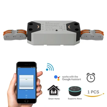 

WiFi Smart Light Switch Universal Breaker Timer Wireless APP Smart Life Tuya Remote Control Switch