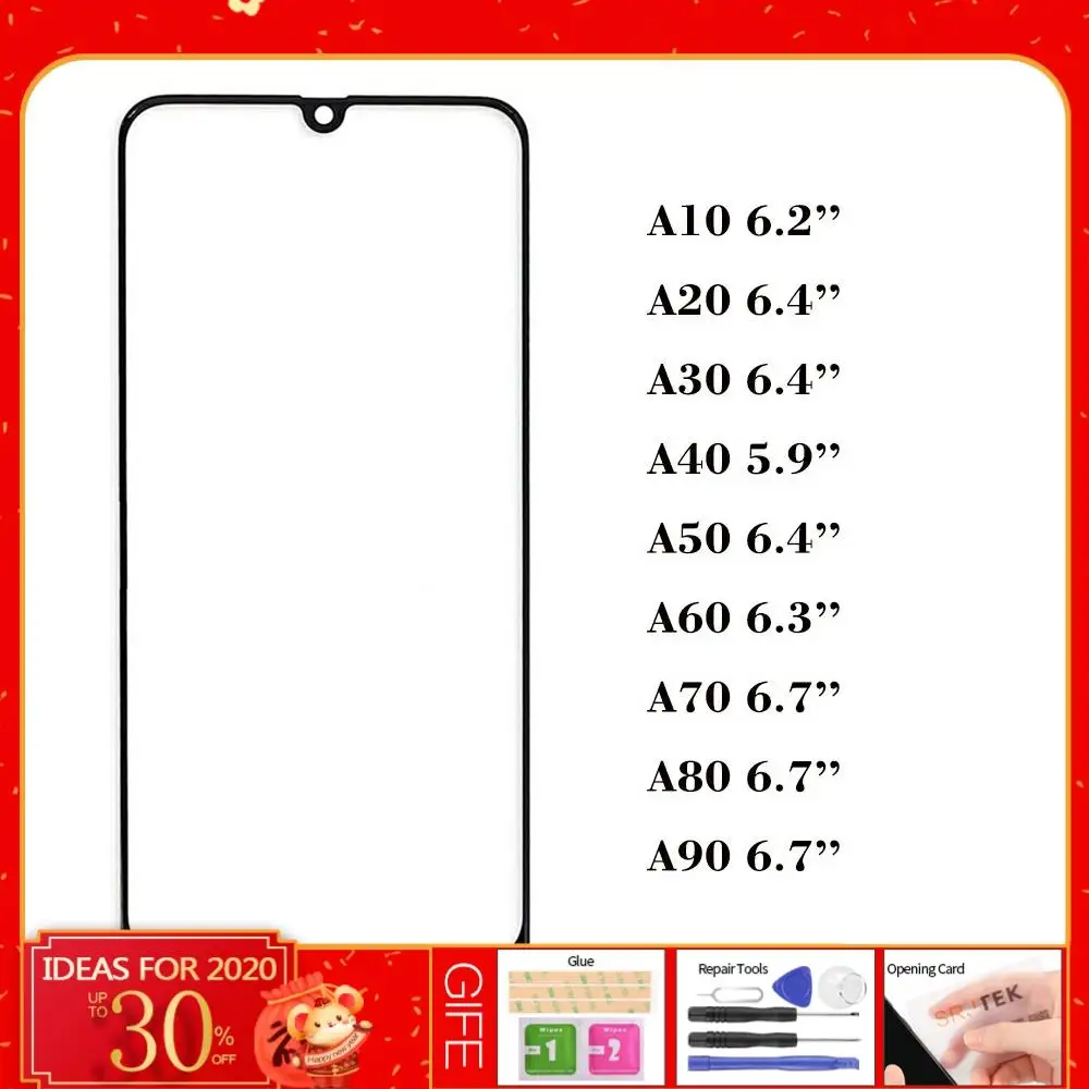 

Original For Samsung Galaxy A10 A20 A30 A40 A50 A60 A70 A80 A90 LCD Touch Screen Front Outer Glass Panel Not LCD Display Sensor