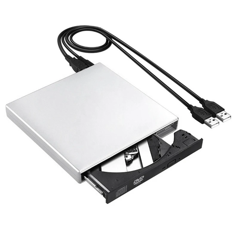Внешний Dvd привод Оптический привод Usb 2,0 Cd Rom плеер Cd-Rw записывающее устройство Портативный для ноутбука Windows Pc