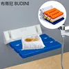 Wall Mounted Shower Seats Bathroom Blue Shower Folding Chair Bath Chair Elderly Shower Spa Toilet  Bench Stool 2