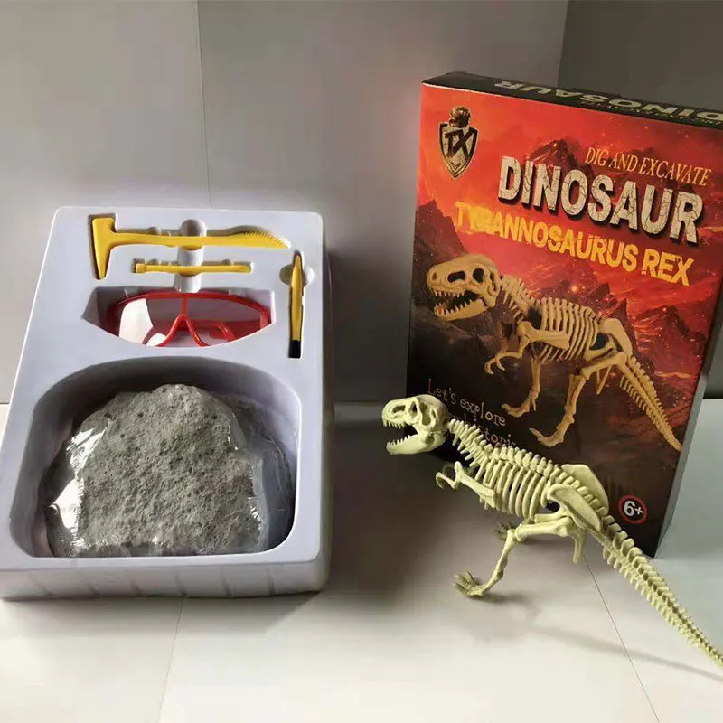

Dinosaur Archeology Toy Children'S Educational Creative Toy Archeology Dinosaur Gift Box Dinosaur Mining Toys Customizable