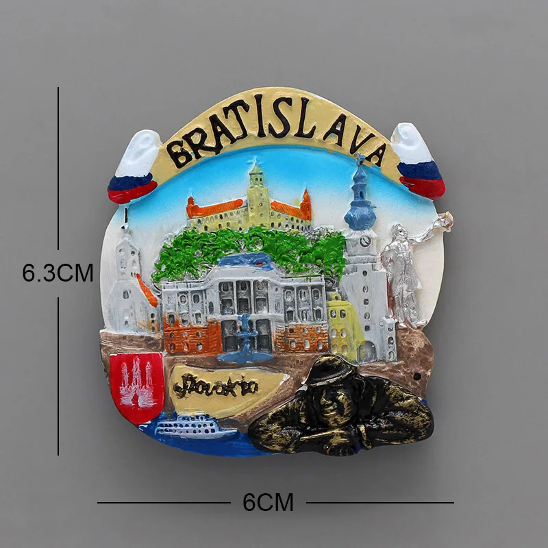 Magnete Frigorifero 3D Vienna Austria – Cattedrale Di Santo Stefano, Souvenir Turistico In Resina, 7x7 Cm