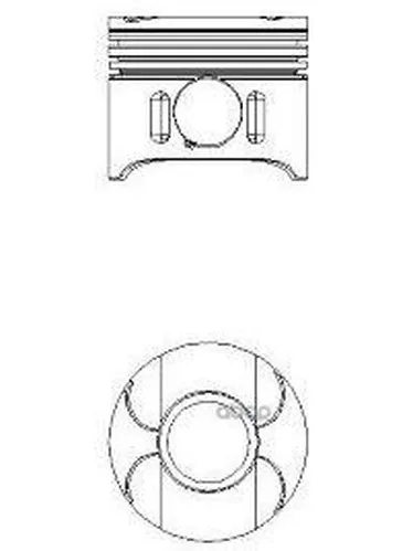 Поршень Двс Mb W210 200cdi/320cdi Om611-Om613 =88 2.5x2x3 Std 97(28x70) NURAL арт. 87-117900-10