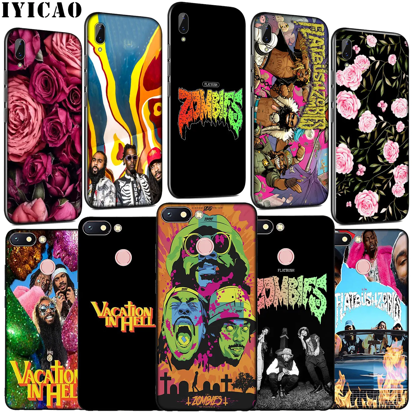 Мягкий силиконовый чехол для телефона Flatbush Zombies Xiaomi Redmi Note 8 8T 8A 7 7A 6 6A 5 5A K30 K20 Pro GO S2 |