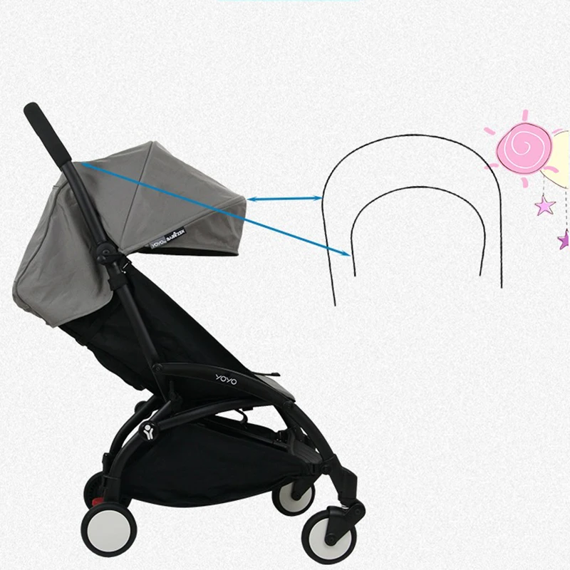 Baby Kinderwagen Zubehör Eisen Stent für Babyzen Yoyo Yoya Kinderwagen Unterstützung Halterung Baby Wagen Kinderwagen Zubehör