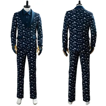 

Birds of Prey Black Mask Roman Sionis Cosplay Costumes Adult Uniform Suit for Halloween Carnival Party