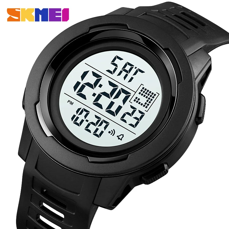 Skmei Watch Men Sports High School Students Multifunctional Anti-fall Timing Date Fashion Waterproof Electronic Watch Boy1731