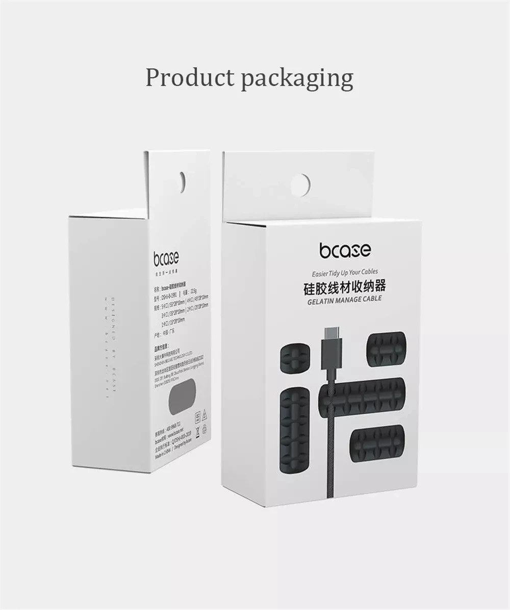 Xiaomi mijia Bcase кабель управления 5 шт./компл. переносной провод устройство для хранения волшебник силиконовый держатель кабеля Кабельный органайзер