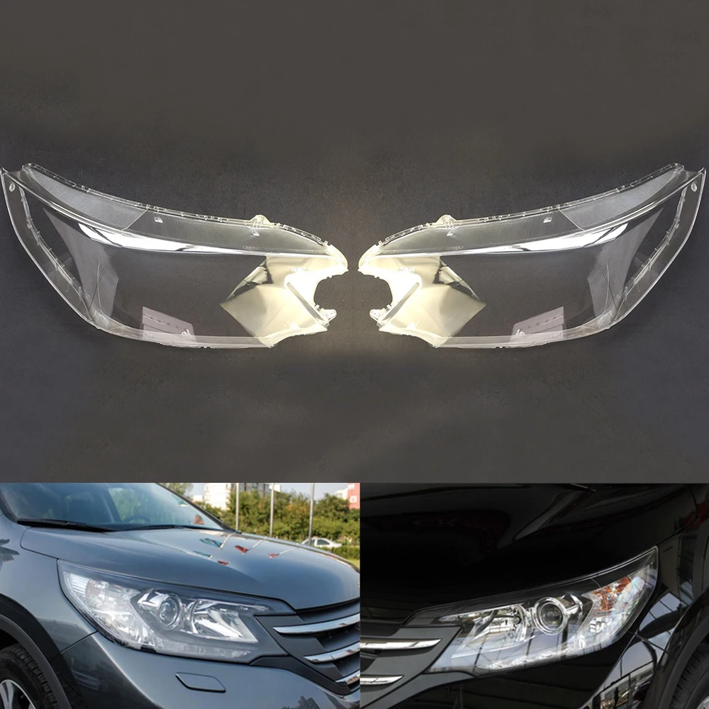 Для Honda CRV 2012 2013 фары объектив фары автомобиля крышка Замена прозрачные линзы Авто оболочка Крышка - Цвет: Left and Right Side