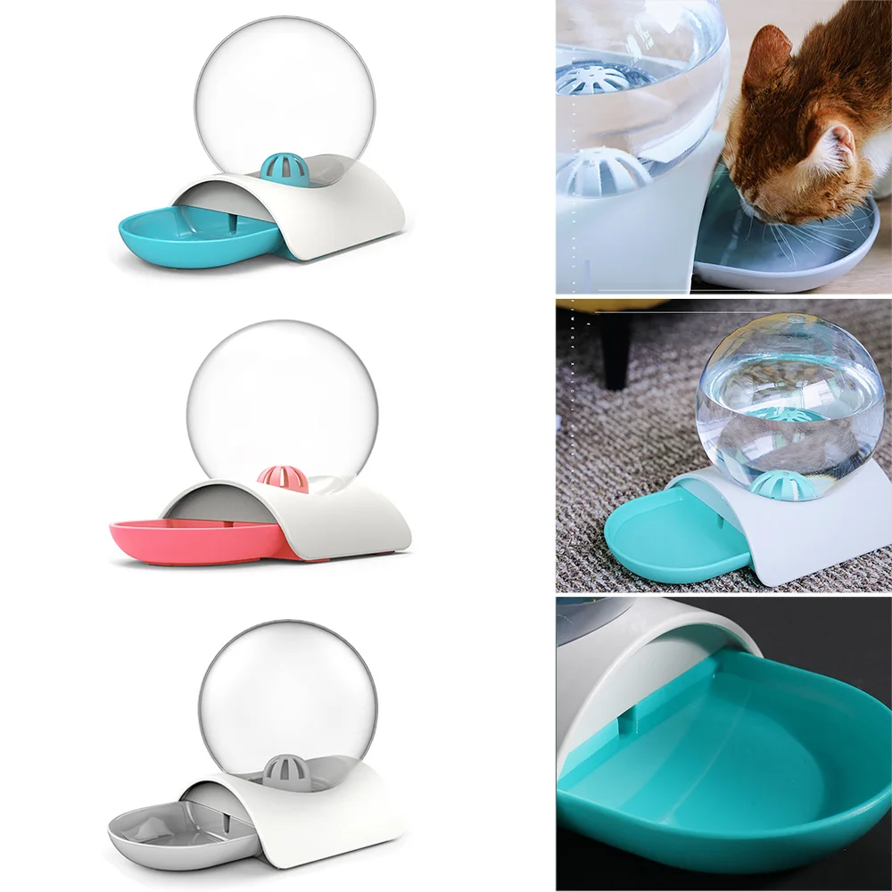 

2.8L Bubble Automatic Cat Water Bowl Fountain For Pets Water Dispenser Large Drinking Bowl Cat Drink No Electricity High Quality