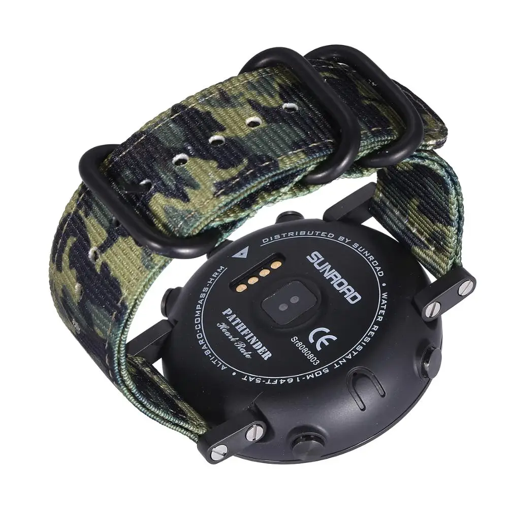 Sunroad GPS smart watch with army waterproof heart