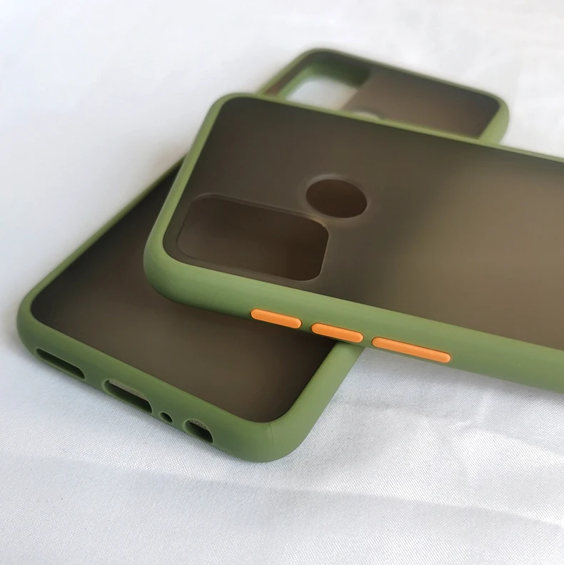 Translucent shock proof matte cover case for Samsung Galaxy A21s or A21 or A20s or A20
