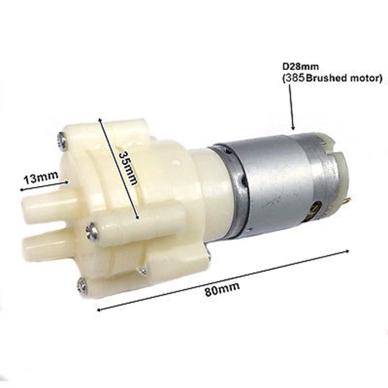 

Pressure Water Pump Mini Household Booster Ultra Quiet Mute Aquarium R385 Pump 12V Self-Priming 2018
