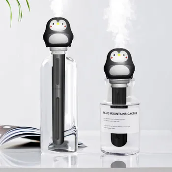 

Portable Aroma Humidifier Cute Penguin USB Air Diffuser For Home Office Car Mist Maker Essential Oil Diffuser home baby gift