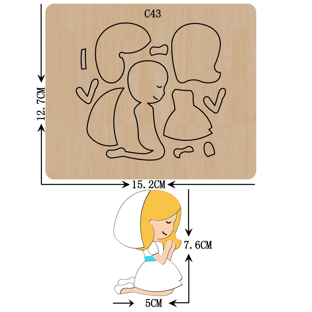 Новый Ангел деревянные штампы скрапбукинга C 43 резки|dies scrapbooking|die cut diesdies die |