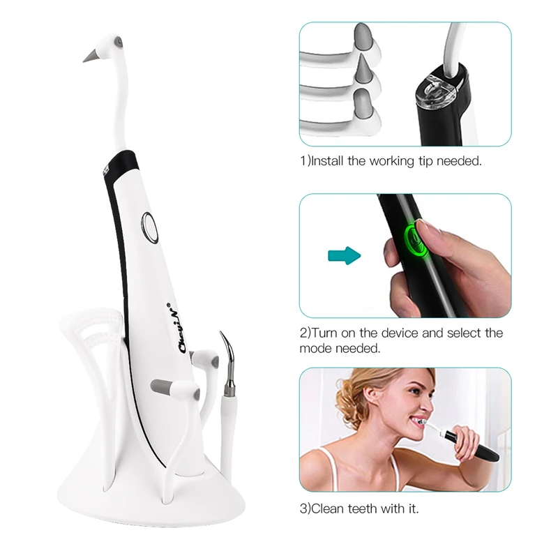 CkeyiN Электрический стоматологический инструмент ультразвуковое устройство для удаления зубного налета для удаления зубов отбеливание зубов инструменты для очистки