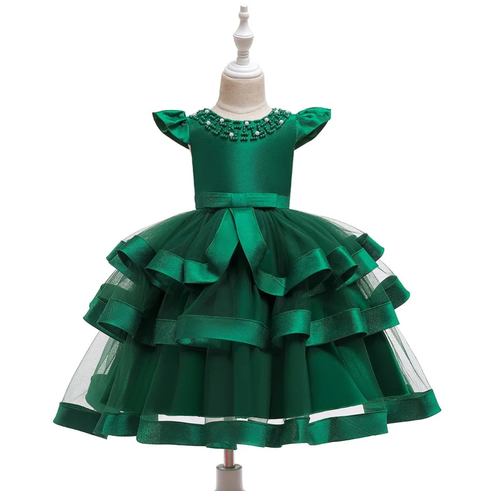 Детское платье с цветочным узором для девочек, свадебное платье для маленьких девочек 2, 3, 4, 5, 6, 7, 8, 10, 12 лет, вечерние платья на день рождения для маленьких девочек, Vestidos