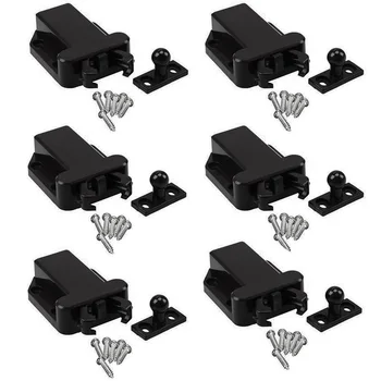 

6-Pack Non-netic Push to Open Catch Lock Drawer Cabinet Catch Press Latch Cupboard Bedroom