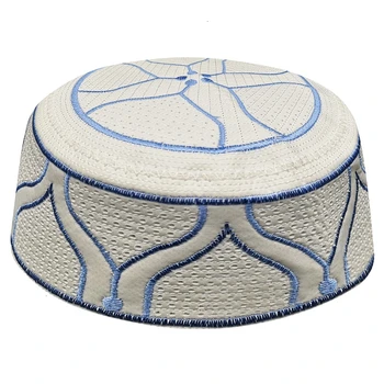 Saudi Arabia Men Muslim Prayer Hat Jewish Kippah Hats Islamic Hats Bonnet Musulman Kippot Turban Caps Yarmulke