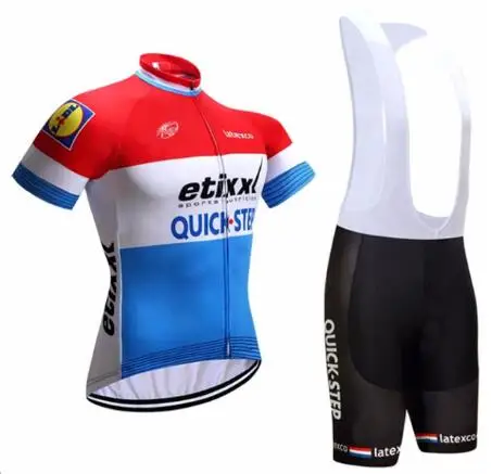 Черный Быстрый Шаг etixx одежда для велоспорта Джерси быстросохнущая велосипедная одежда мужская летняя команда набор велошорт - Цвет: 5