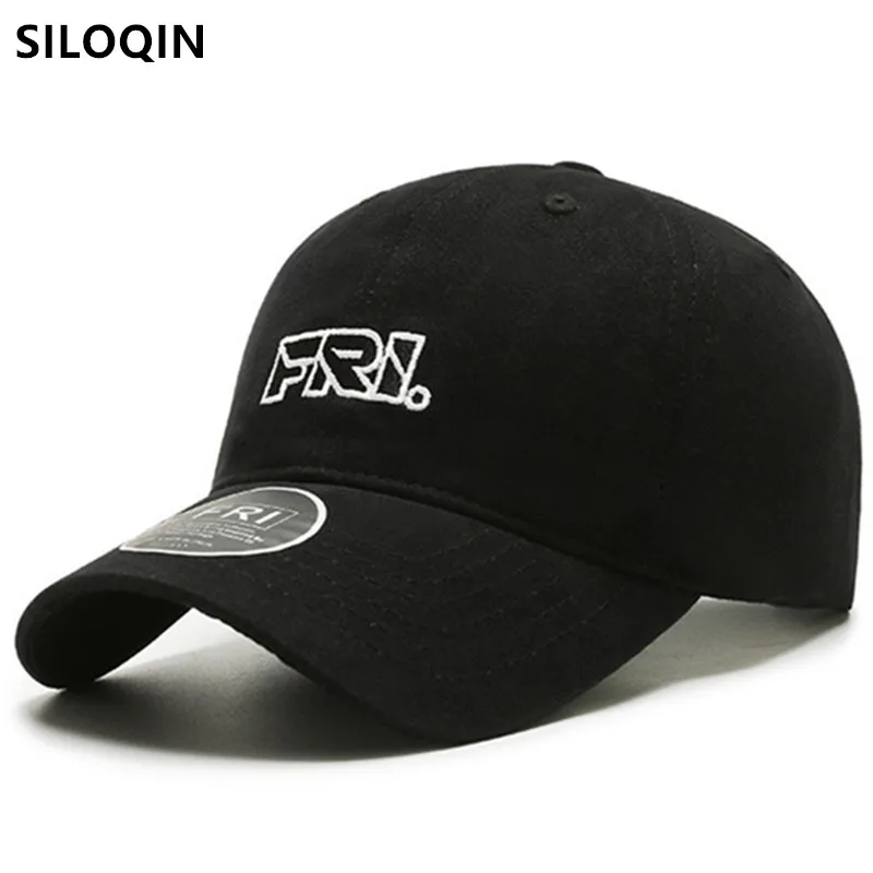 

SILOQIN Snapback Cap Cotton Baseball Caps For Men Women Spring New Trend Casual Sports Hats Adjustable Size Couple Tongue Cap