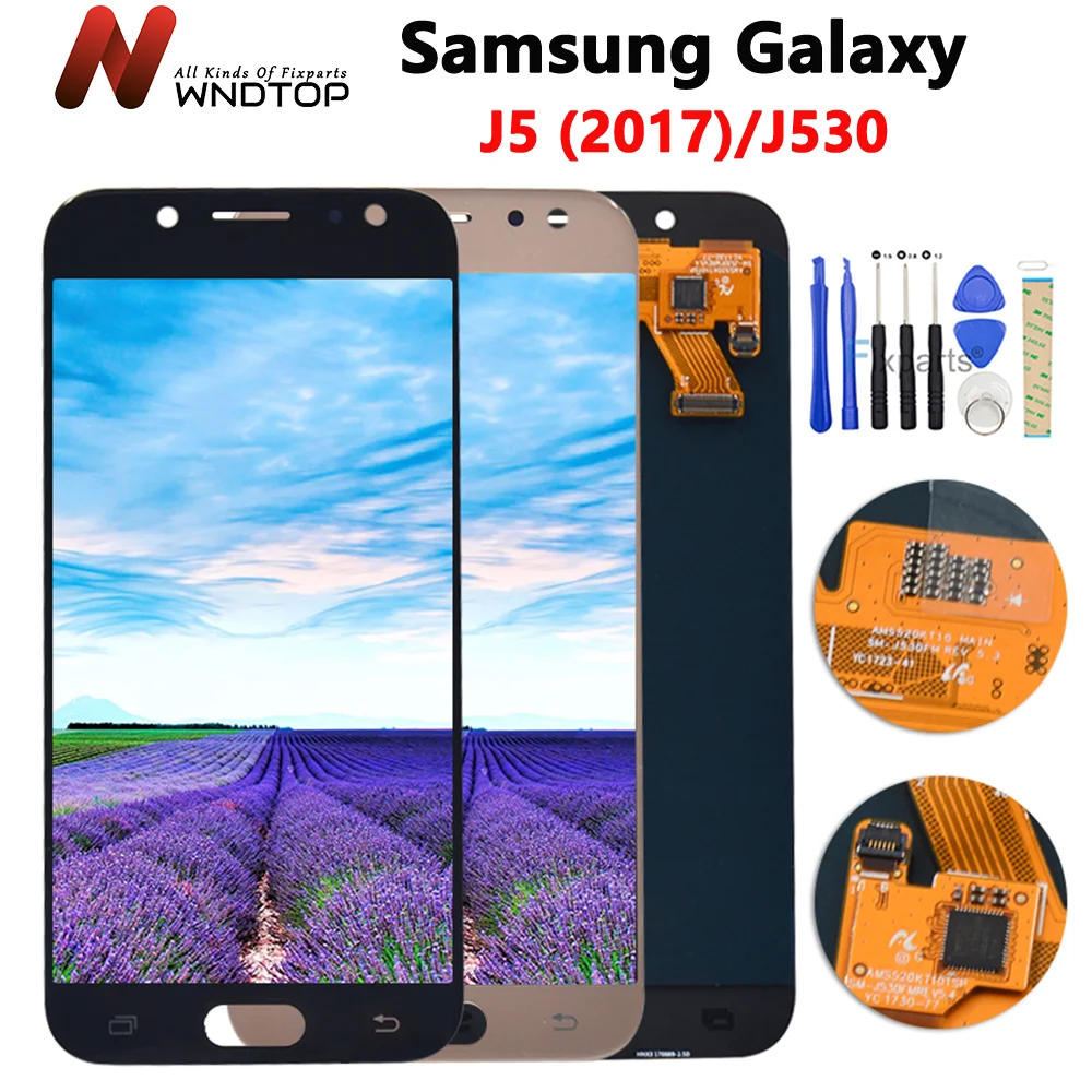 New Tft Lcd For Samsung Galaxy J5 17 Lcd J530f J5 Pro 17 Lcd Display Touch Screen Digitizer Assembly Replacement J530 Screen Mobile Phone Lcd Screens Aliexpress