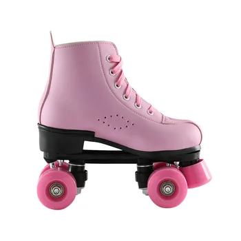 Patines de ruedas de doble línea, para hombres y mujeres, patines de dos líneas con PU, 4 ruedas, patines de 4 ruedas