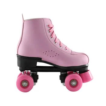 

Roller Skates Double Line Skates Women Men Adult Two Line Skate Shoes With PU 4 Wheels Patins patines de 4 ruedas
