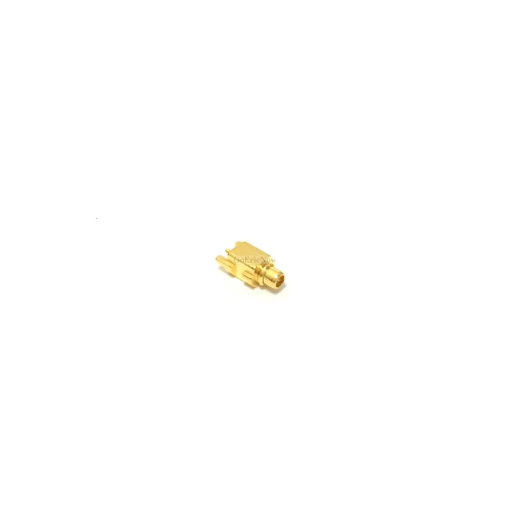 1 шт. RF коаксиальный позолоченный 3 контактный MMCX Штекерный разъем PCB mount прямой