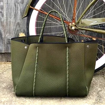 

SUNNY BEACH Luxury Women Bag Totes Shoulder Bag Bling Large Beach Bags Neoprene Bag Light Handbags Bolsas Female Bag