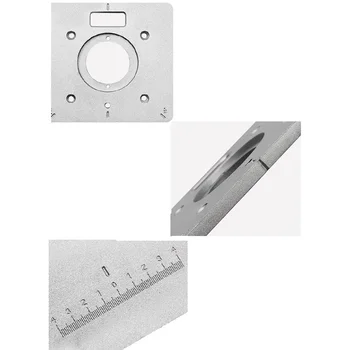 

For Woodworking Router Table Plate Benches Aluminum Insert Plate Tools