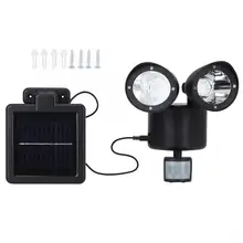 Светильник с датчиком для сада, двора, солнечной энергии, наружного датчика, светодиодный светильник, орнамент, пейзаж, настенный светильник