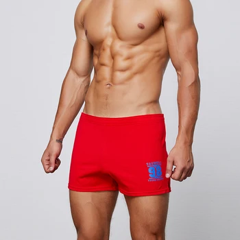 

Loose Men Boxer Shorts Red/Gray/White Men's Underwear Cotton Pajamas Shorts Male Pajama Sleep Bottoms XXLSleeping Short Boxers