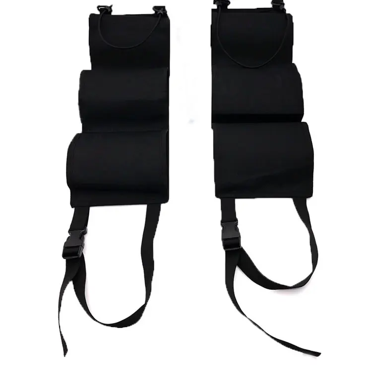 Black Открытый Molle чехол для сиденья сумка Тактический органайзер для заднего сиденья автомобиля многофункциональный спортивный аксессуар карманы для хранения Военная посылка - Цвет: Black