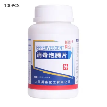 

100 pcs 84 Effervescent Tablets Disinfection Tablets Domestic Disinfection