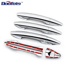 Doofoto 8x крышка ручки двери автомобиля для KIA K2 RIO 3 Sedan 2011 2012 2013 аксессуары автомобильный Стайлинг Защитная ручка Крышка