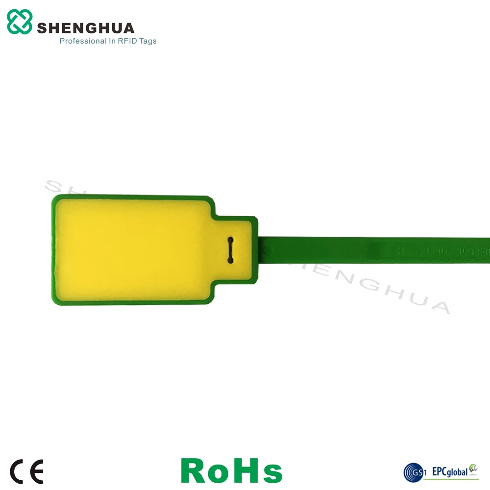 10 шт./упак. One Off High Security Seals RFID Пластиковые водонепроницаемые ярлыки на молнии для